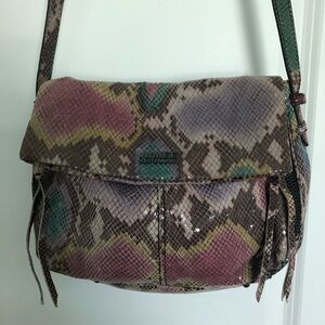 Aimee Kestenberg Snakeskin Multi Color Crossbody